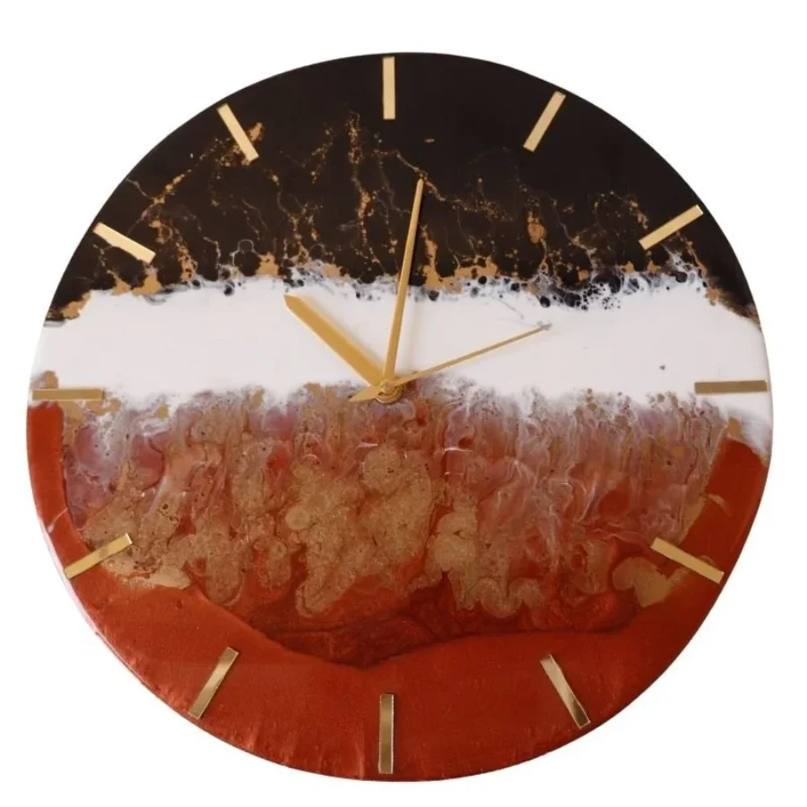 Untitled design (66) Hand Painted Wall Clock - Image 1