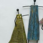 Metal Wall Decoration Multicolor 3 Beautiful Lady Own Style - Image 4