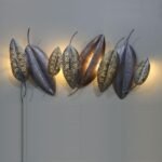 Metal multi Leaf with led wall Decorative