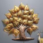 Handcrafted Iron Big LED Family Tree Wall Decor For Living Room