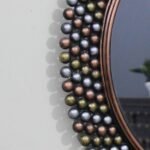 Round Bathroom Mirrors Wash Basin Drawing Room Makeup Vanity Mirror - Image 4