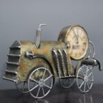 Antique Engine Clock Center Table Showpiece Art Designs for Home & Table Decor - Image 4
