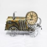 Antique Engine Clock Center Table Showpiece Art Designs for Home & Table Decor - Image 3