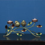 Primary Two Birds With Metal Candle Light Stand Durable Or Unique Looking