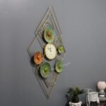 Roman Modern Time Piece for Home Office Metal Wall Clock Decor - Image 4