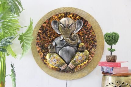 Ganesha Wall Hanging Sculpture Religious Gift Article Decorative,Showpiece