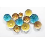 Floral Metal Wall Art Home/Office Crafted Wall Hanging Combo Plates - Image 5