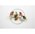 Metal Flower Ring Wall Art In Multicolor For Home Decor Wall In Bedroom - Image 4