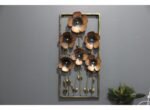 Metal Copper buke flower frame wall decor