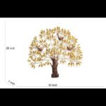 Metal Tree of Life Wall Art WIth Bird Birds Sitting On Branches Modern Artwork Diwali Gift - Image 4