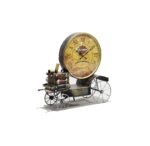 Antique Train Engine Table Clock Show Piece For Living Room And Home & Table Decor - Image 2
