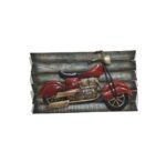 W-David Bike/Bullet Metal Bike Wall Decor Hotel And Restaurant Decoration - Image 2